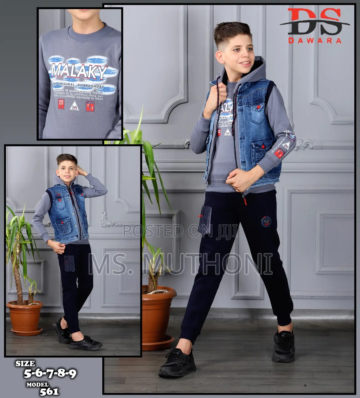 Kids 3 Heavy Three Piece Tracksuit 3-8yrs