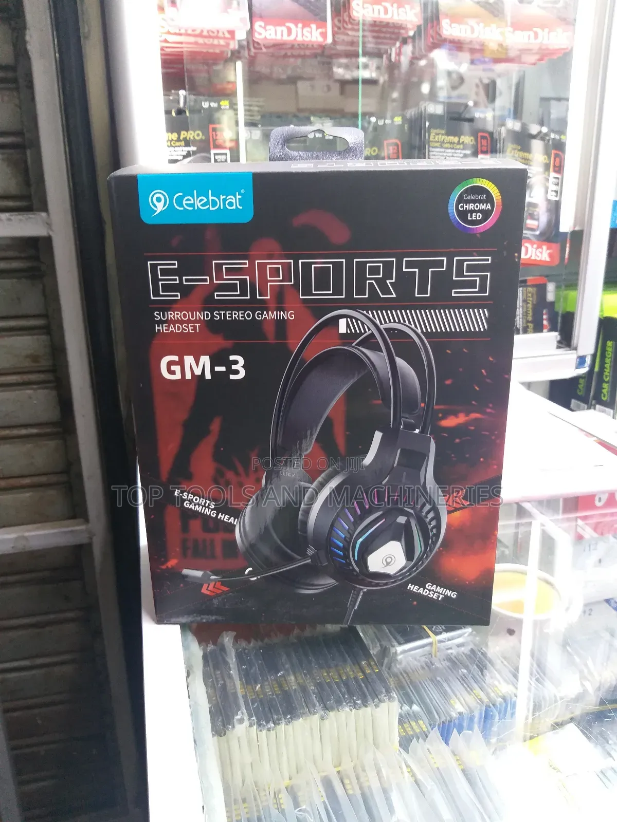 Celebrat GM-3 Wired Gaming Headset
Noise Cancellation + Mic