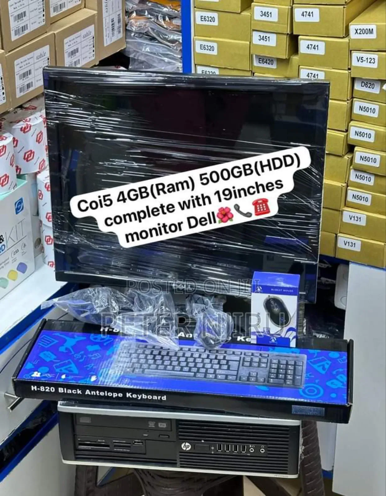 New Desktop Computer 4GB Intel Core I5 HDD 500GB