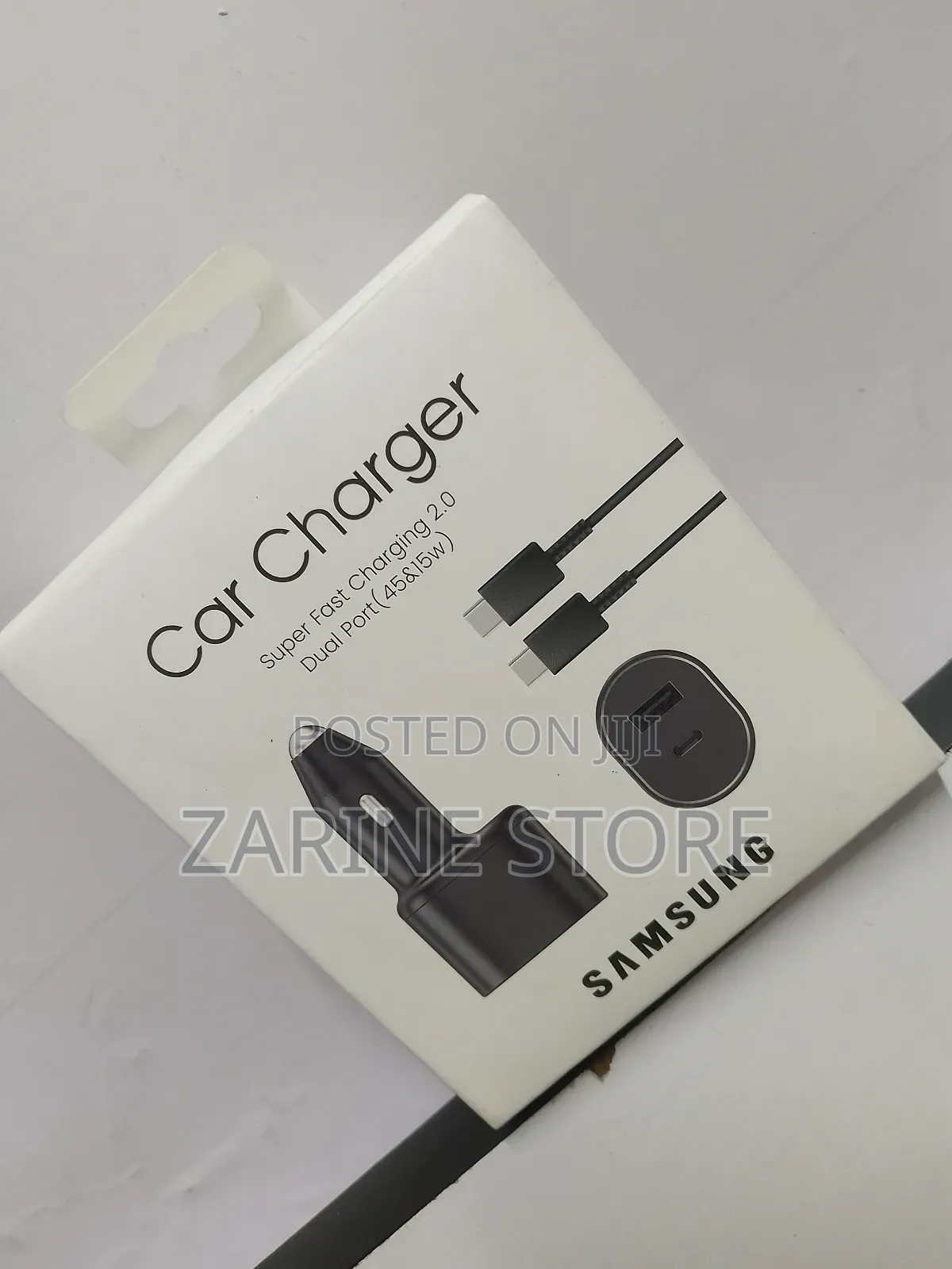 Car Charger 45w and 15w Port Dual Charging