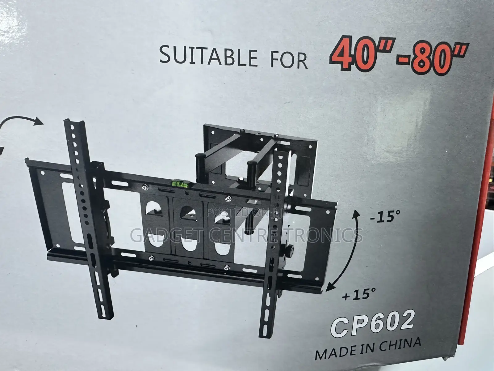 Heavy Duty 40 to 80 v-Star Double Arm Swivel Tv Mount