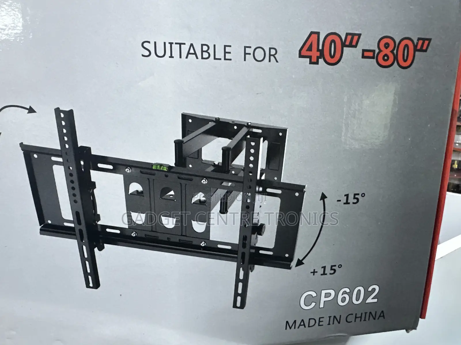 Heavy Duty 40 to 80 v-Star Double Arm Swivel Tv Mount