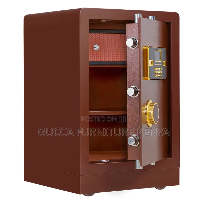 Cabinets:60kgs Fireproof Biometric Steel Safe Box
