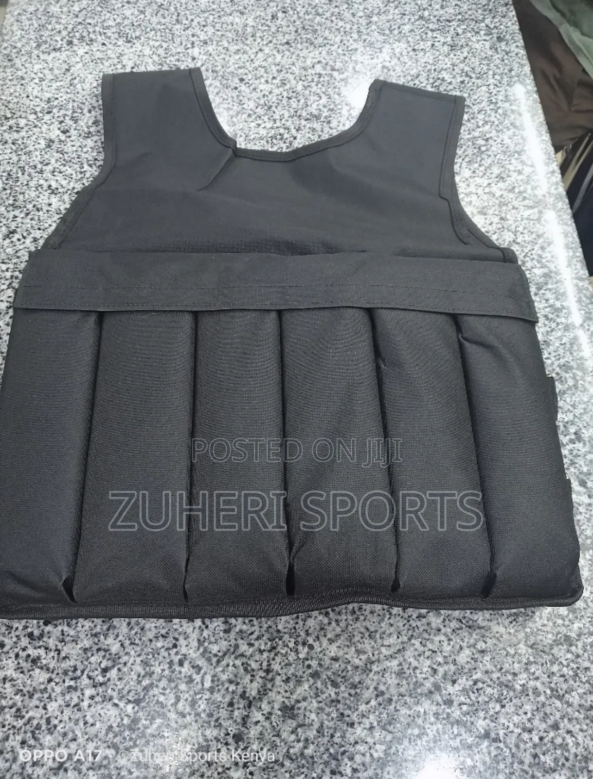 Adjustable 20kg Weight Vest; Jogs/Runs