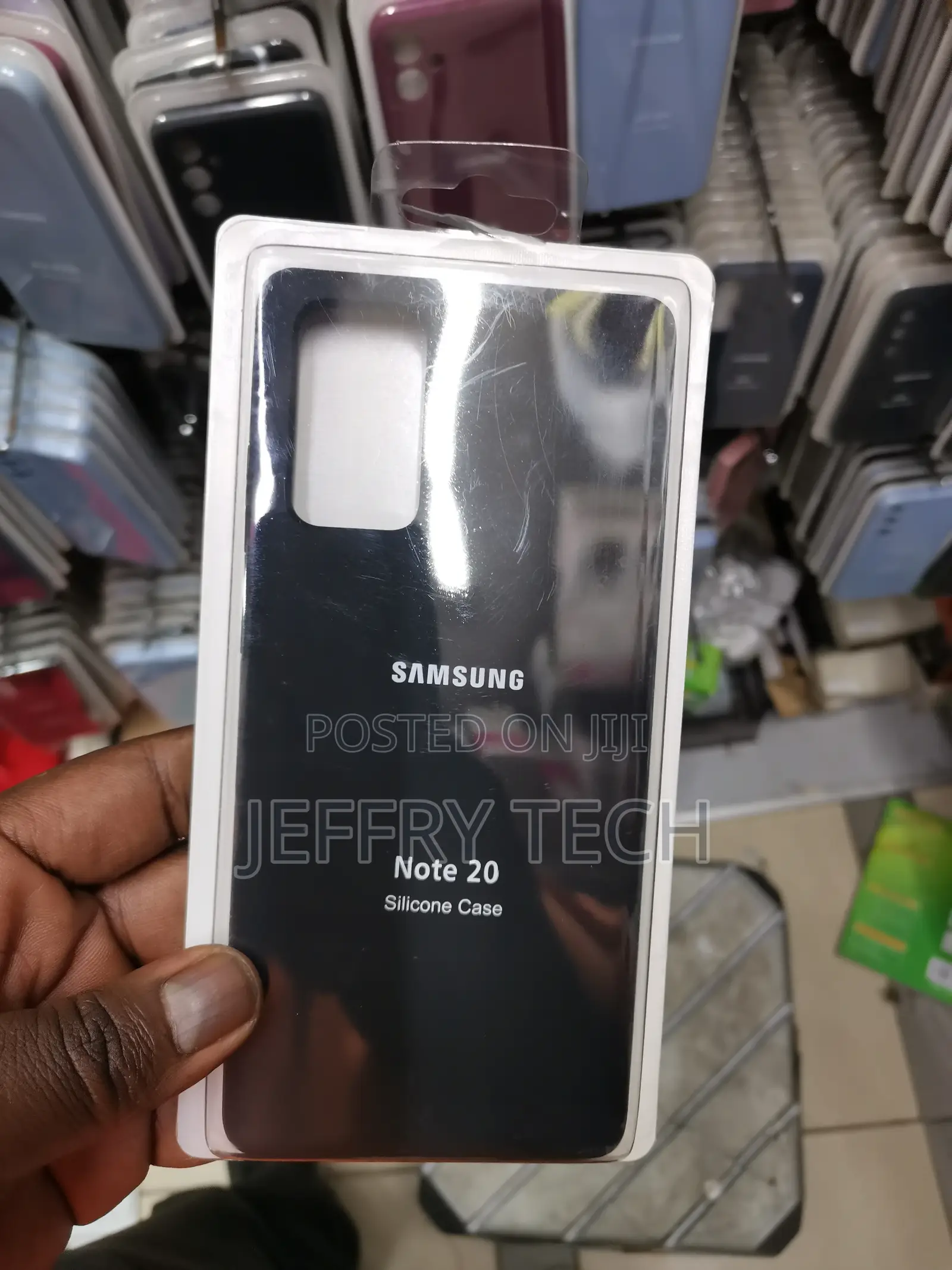 Samsung Galaxy Note 20 Soft Silicone Protective Case-Black