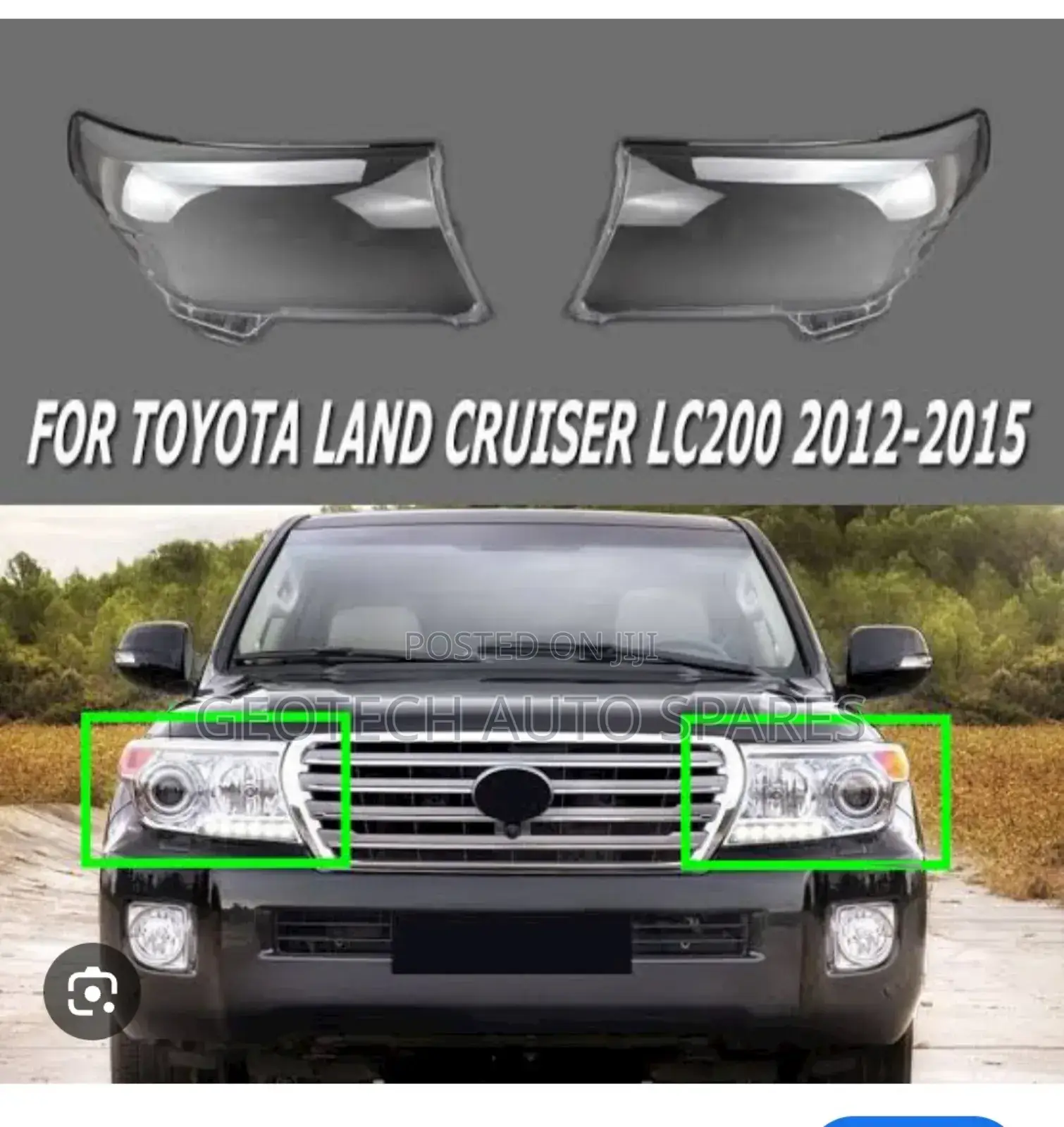Land Cruiser Fj 200 Series Headlight Lens
