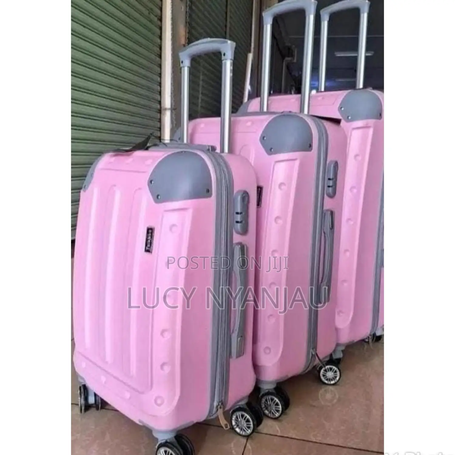 Suitcase 3 In1 Unbreakable Luxurious Rubber Travel Bag.