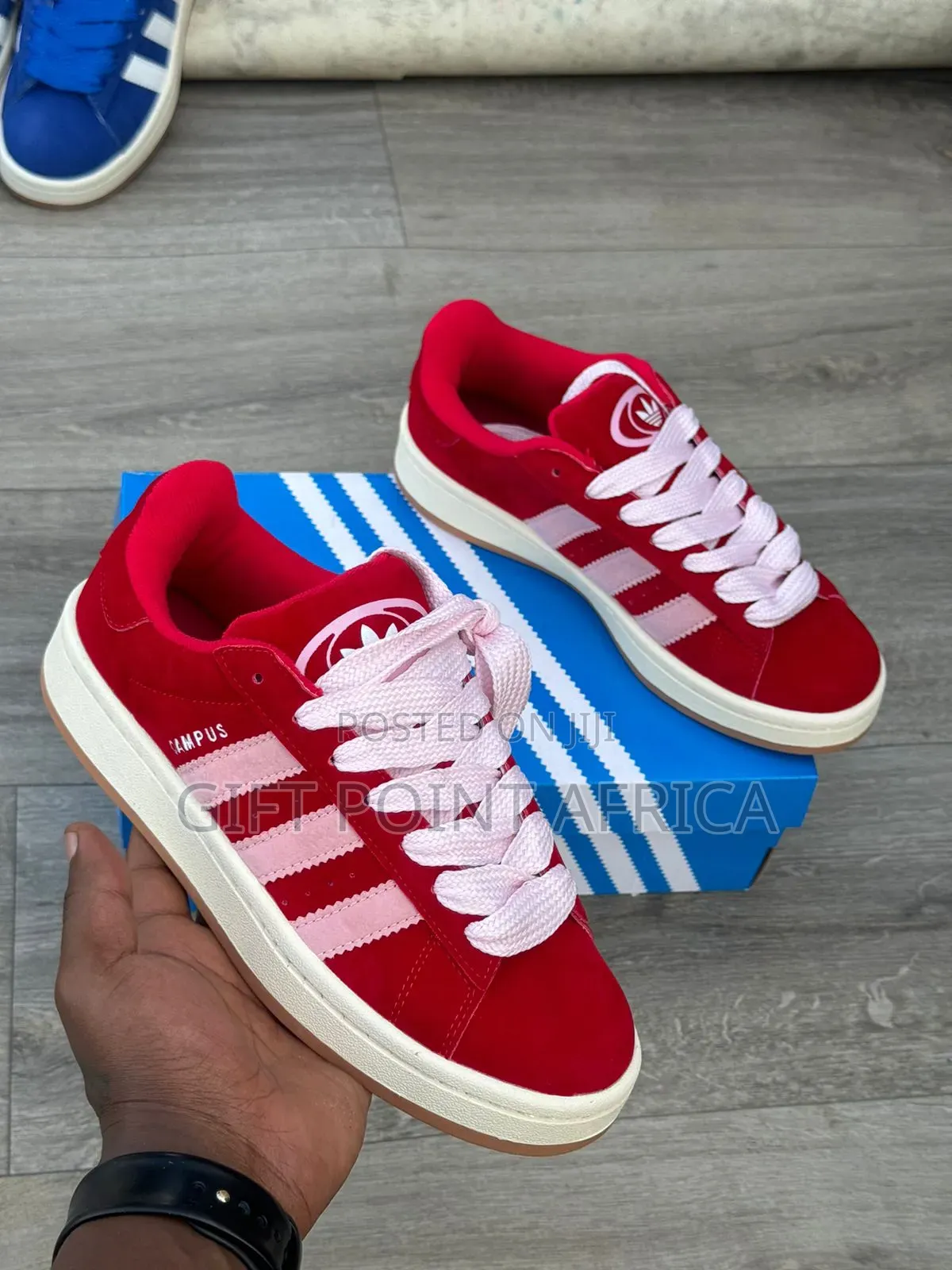 Red Adidas Campus Smart Casuals
