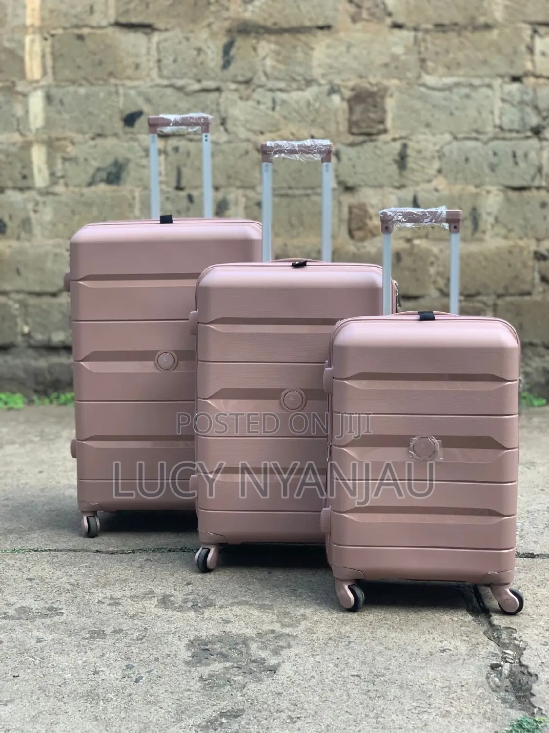 Suitcase 3 in 1 Unbreakable Luxurious Rubber Travel Bag