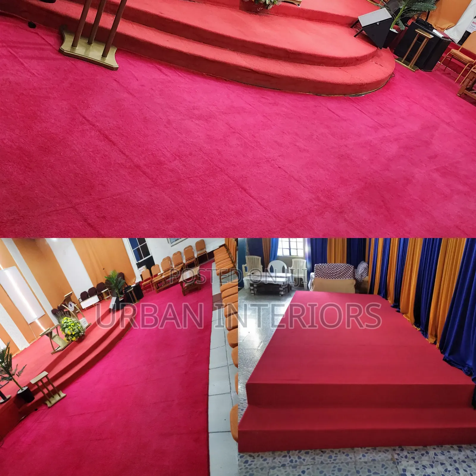 Church Carpets Church Carpets Wine Red