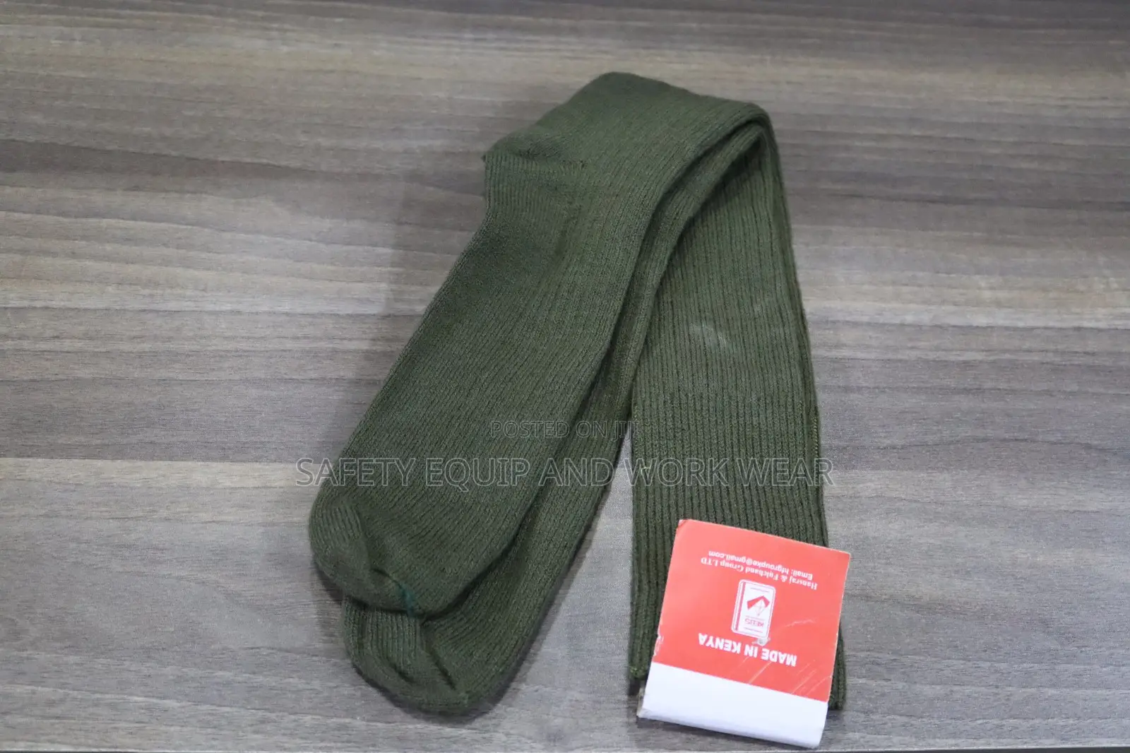 Security Guard High Quality Socks Green