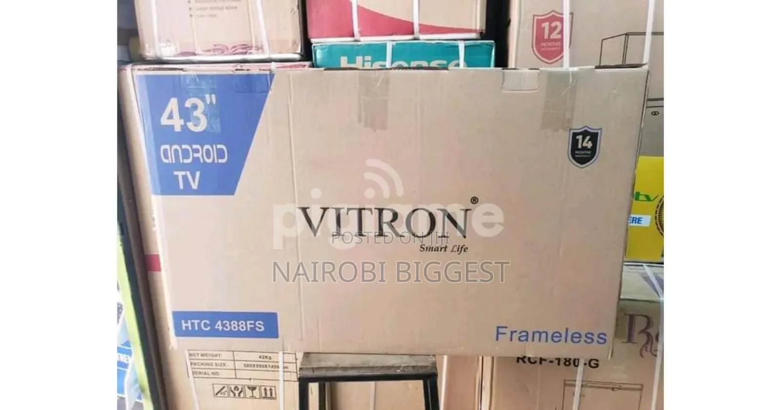 Vitron 43" Frameless Smart FHD Best Tv
