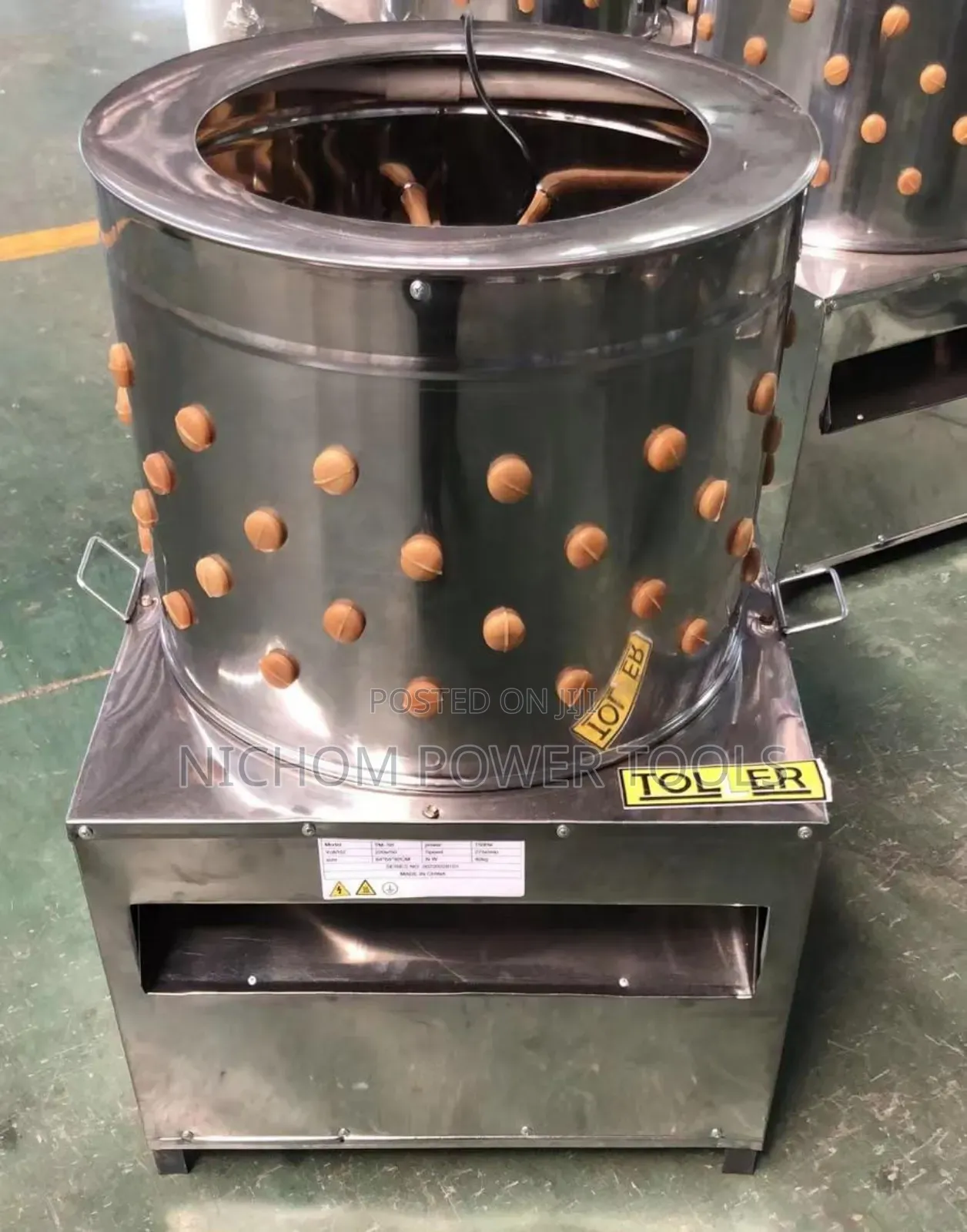 Toller Feather Plucker 5kgs Per Cycle