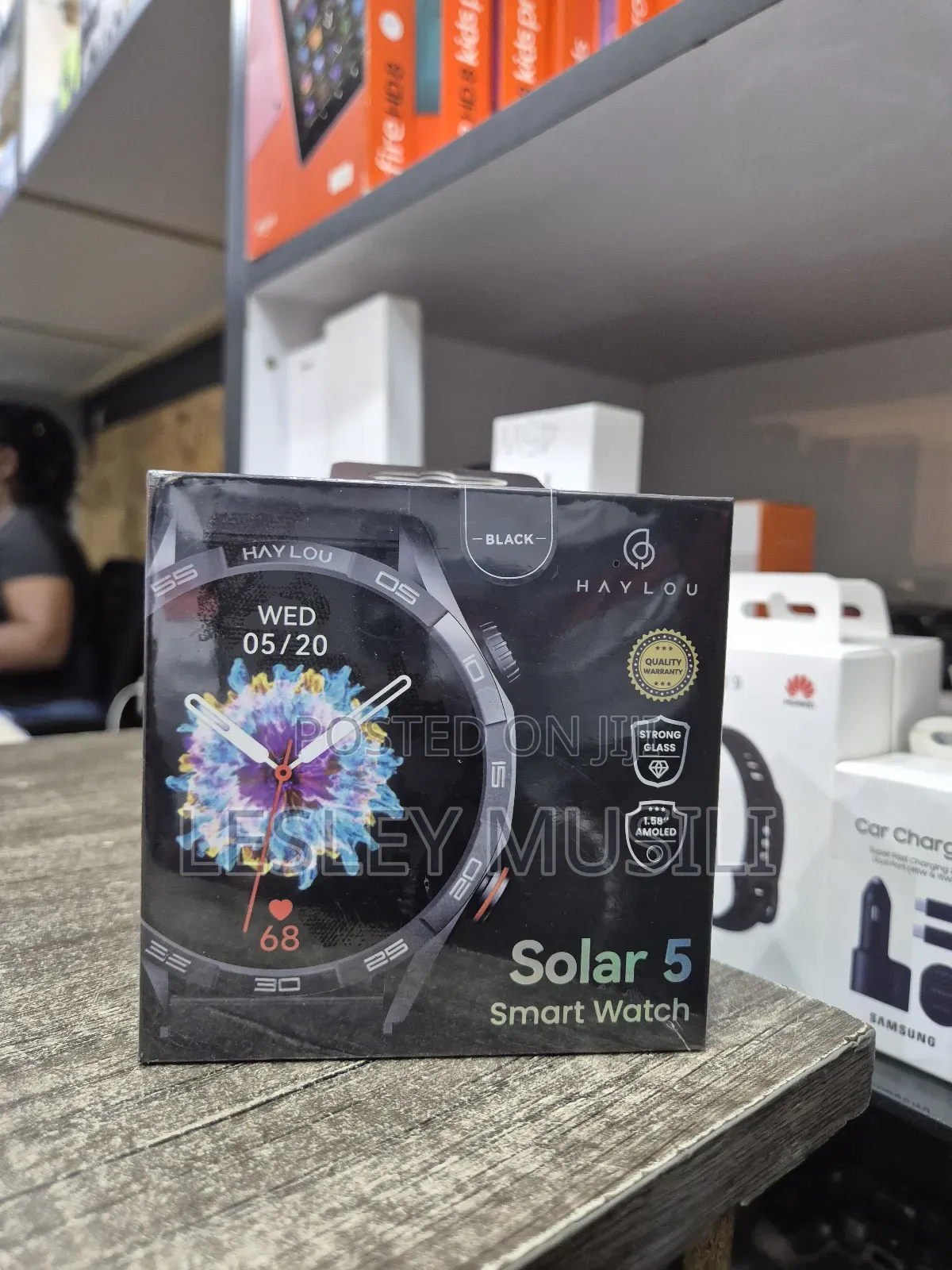 Haylou Solar 5 Smartwatch Black
