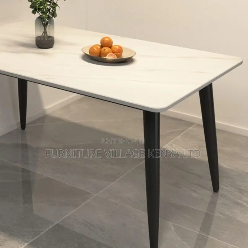 Dining Set: Rectangular Dining Table With 4 Seats