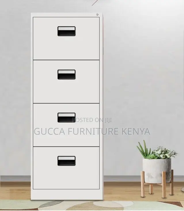 Cabinets: Office Vertical 4-Drawer Steel Storage Cabinet