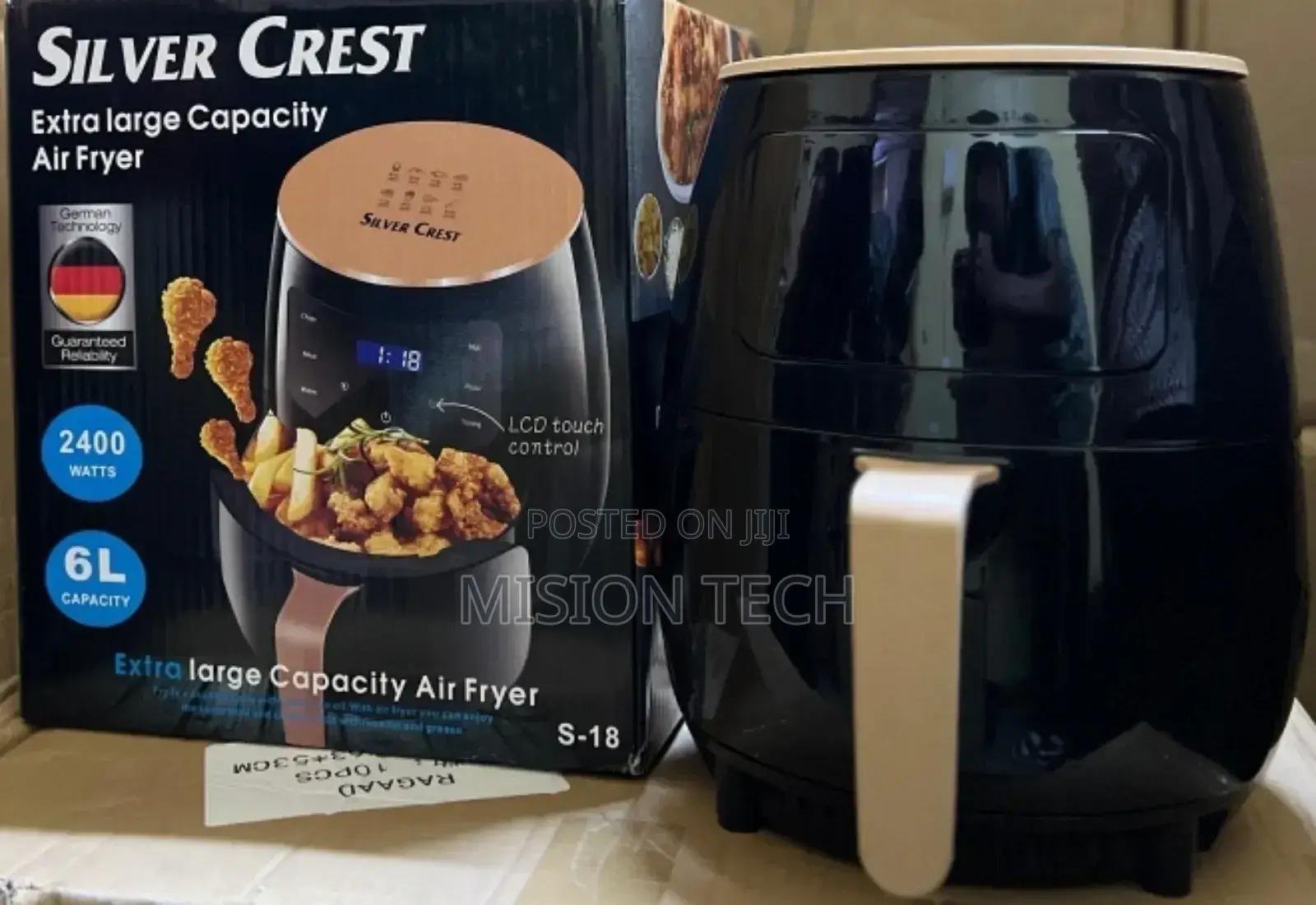 Silver Crest Air Fryer Digital Large Capacity