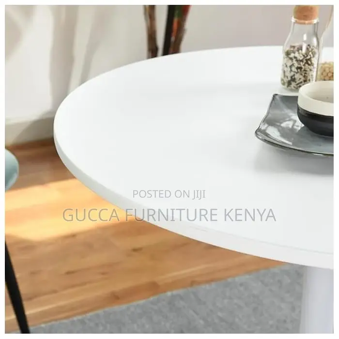 Dining Tables: Mid-Century Round Pedestal Dining Table