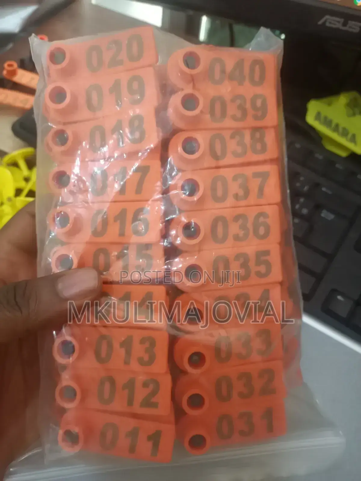 Sheep/ Goat Eartags Numbered for Animals