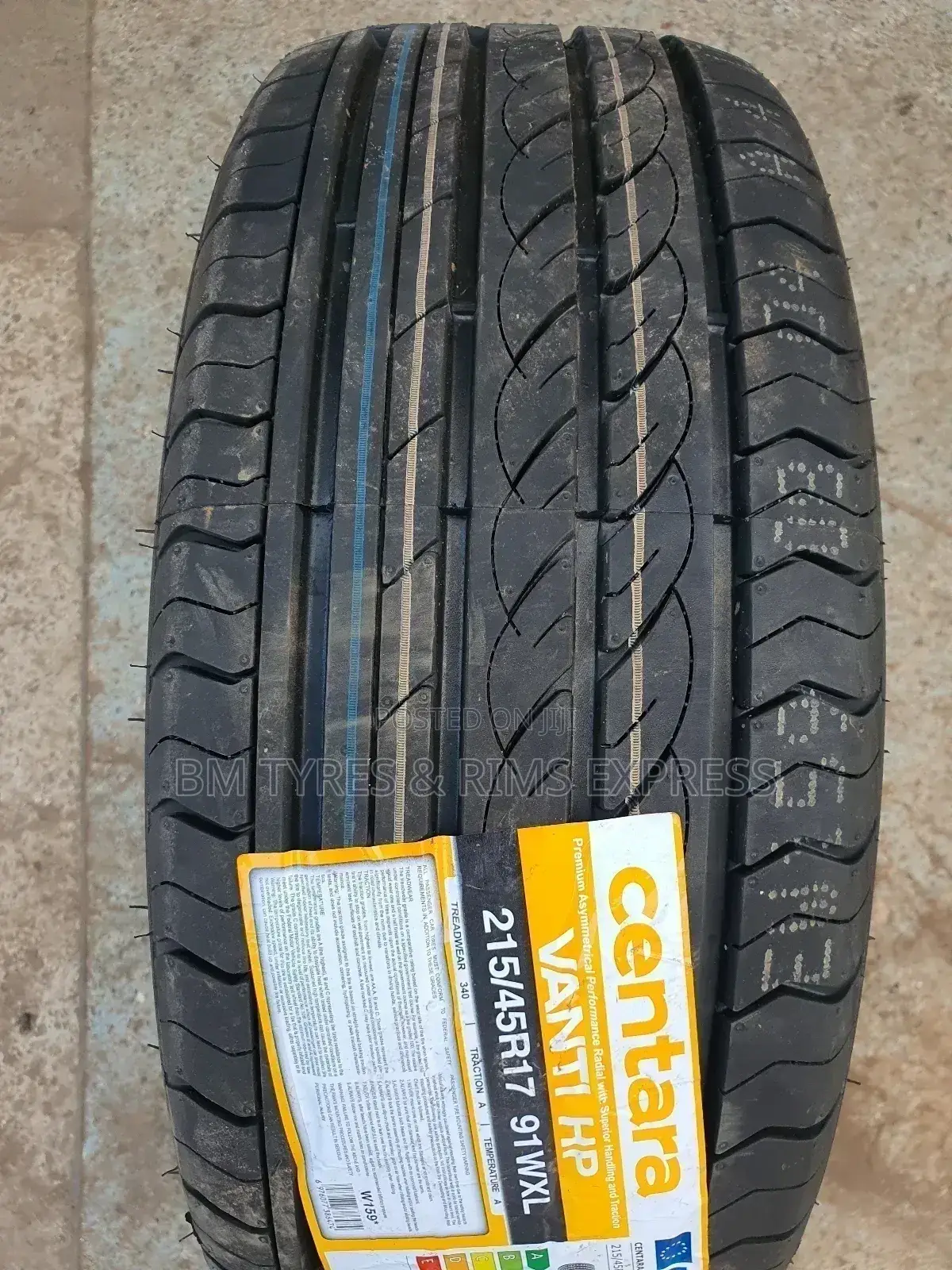 215 /45 R17 CENTARA TYRES (New Technology)