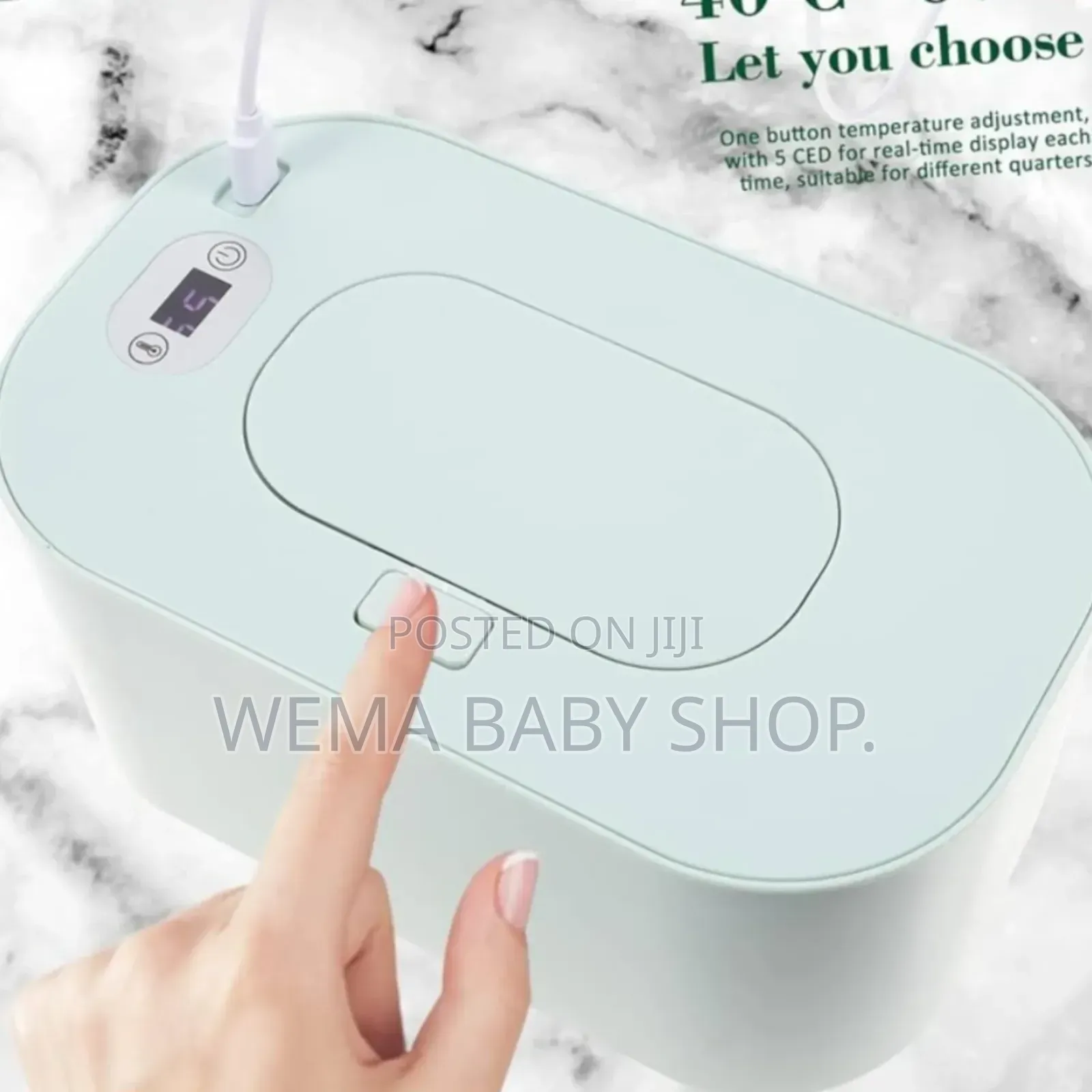 Baby Wet Wipes Heater/Warmer Dispenser