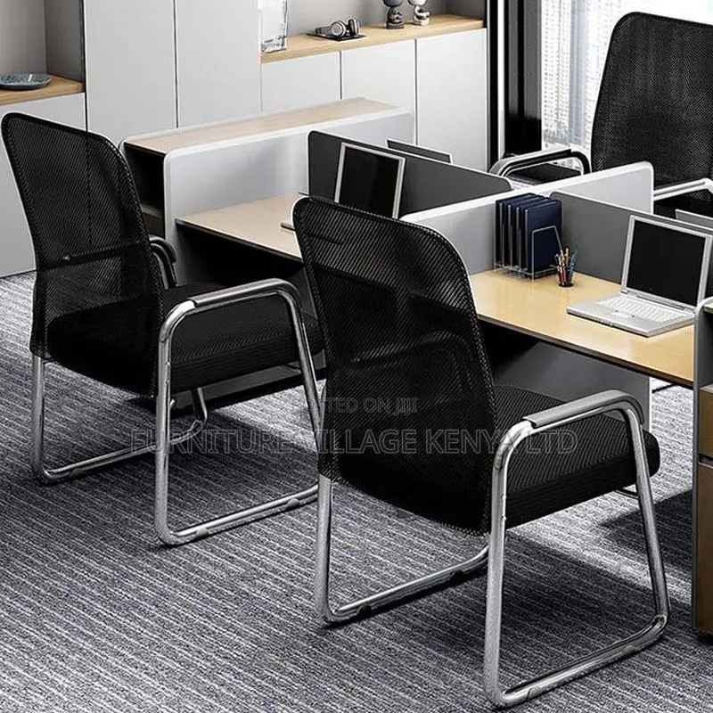 Office Seats - Trendy Ergonomic Metal Office Desk Chairs