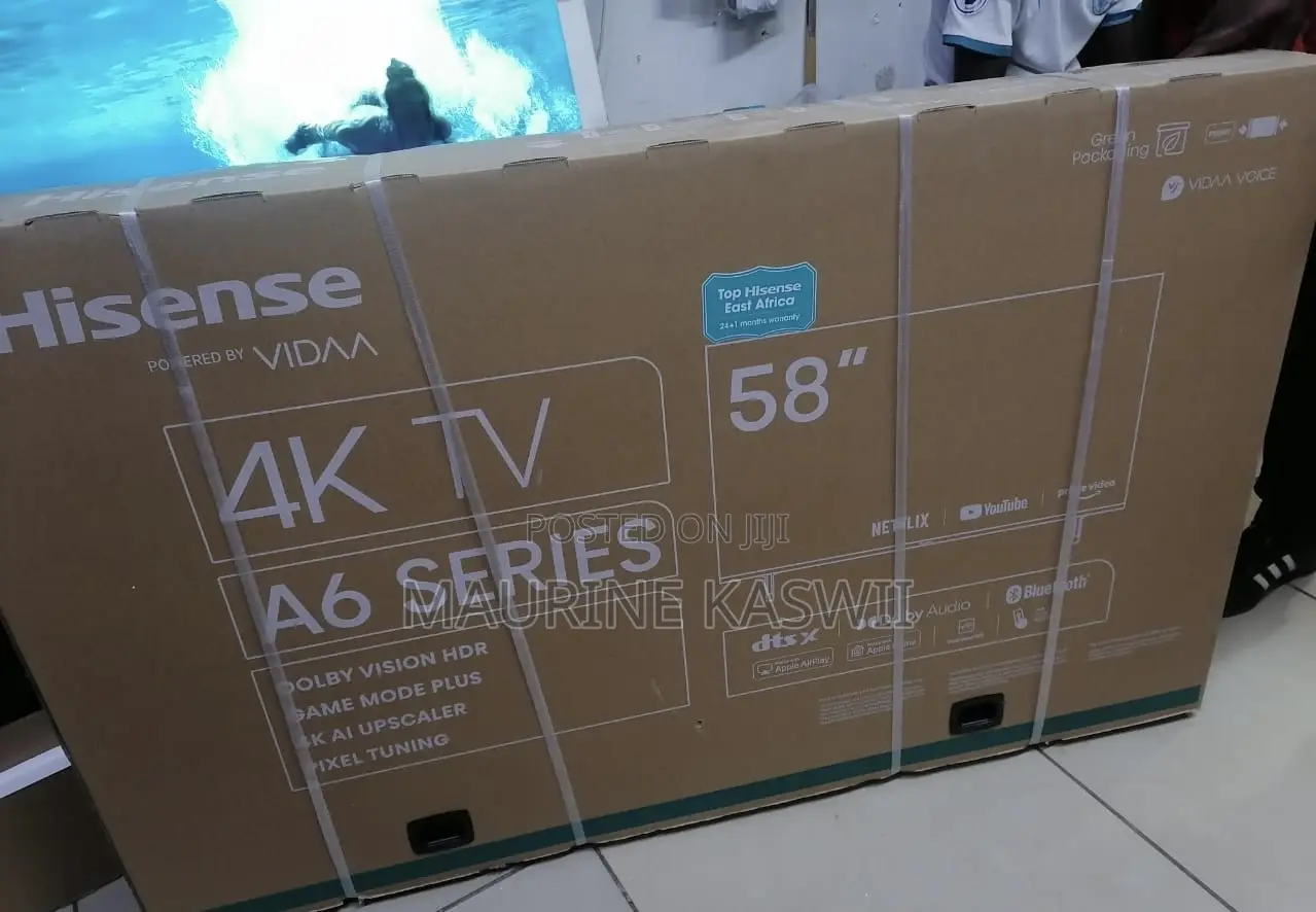 Hisense 58′′ A6kken Inch Smart Tv 58a6kken