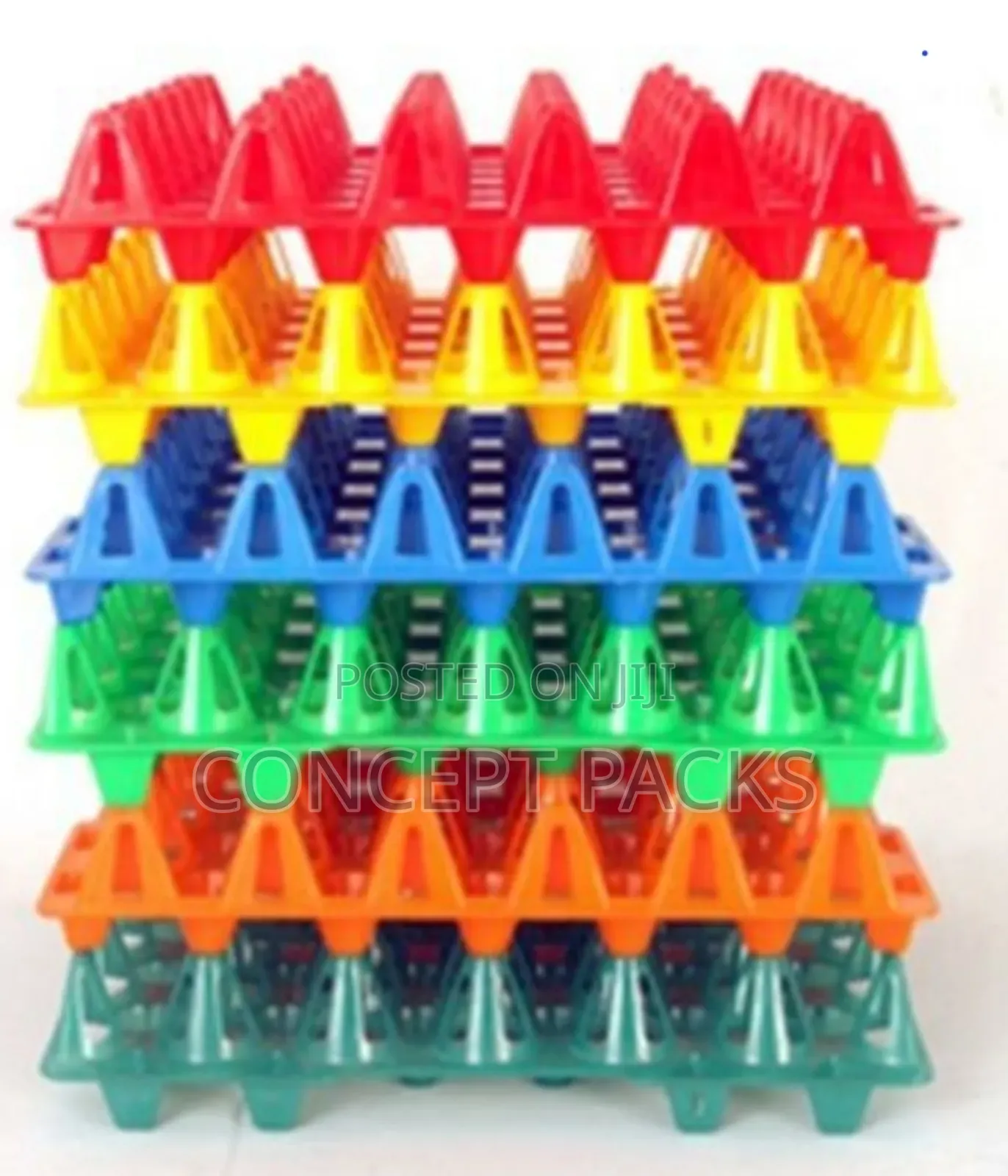 60pcs Kenpoly Plastic Eggs Tray - (30 Eggs Capacity)