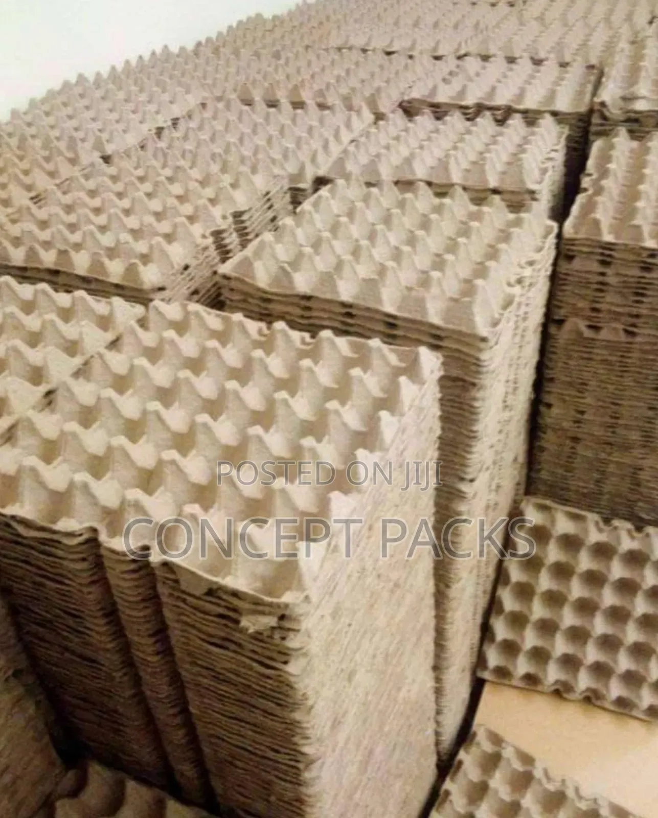Paper Egg Trays. Packed In 100pcs.