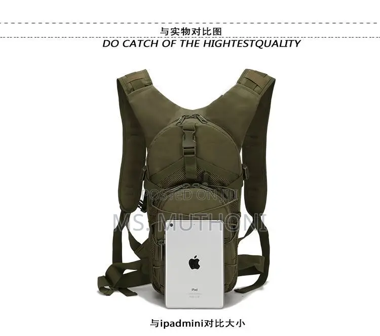 Quality Hydration Backpack PLUS 3litres Insulated Water Bag