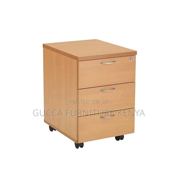 Cabinets: Office 3 Drawer Mobile Pedestal Storage Cabinet