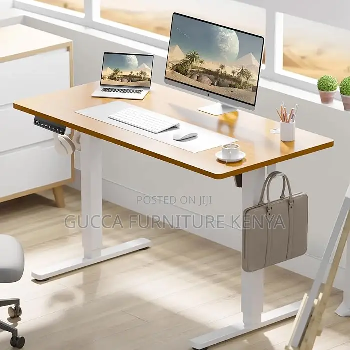 Office Tables: 1400mm Height Adjustable Computer Table