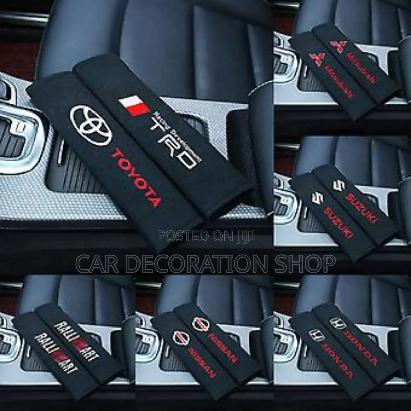Toyota,Nissan,Audi,Bmw Safety Belt Pad Cover in Pairs