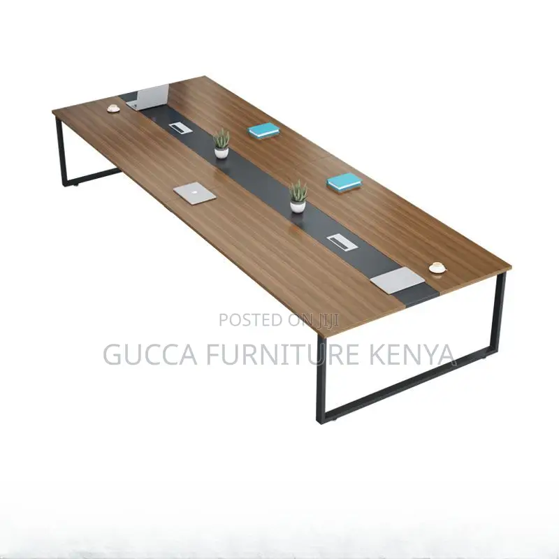 Boardroom Table:2.4M Rectangular Engineered Wood Officetable