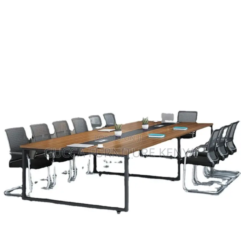 Boardroom Table:2.4M Rectangular Engineered Wood Officetable