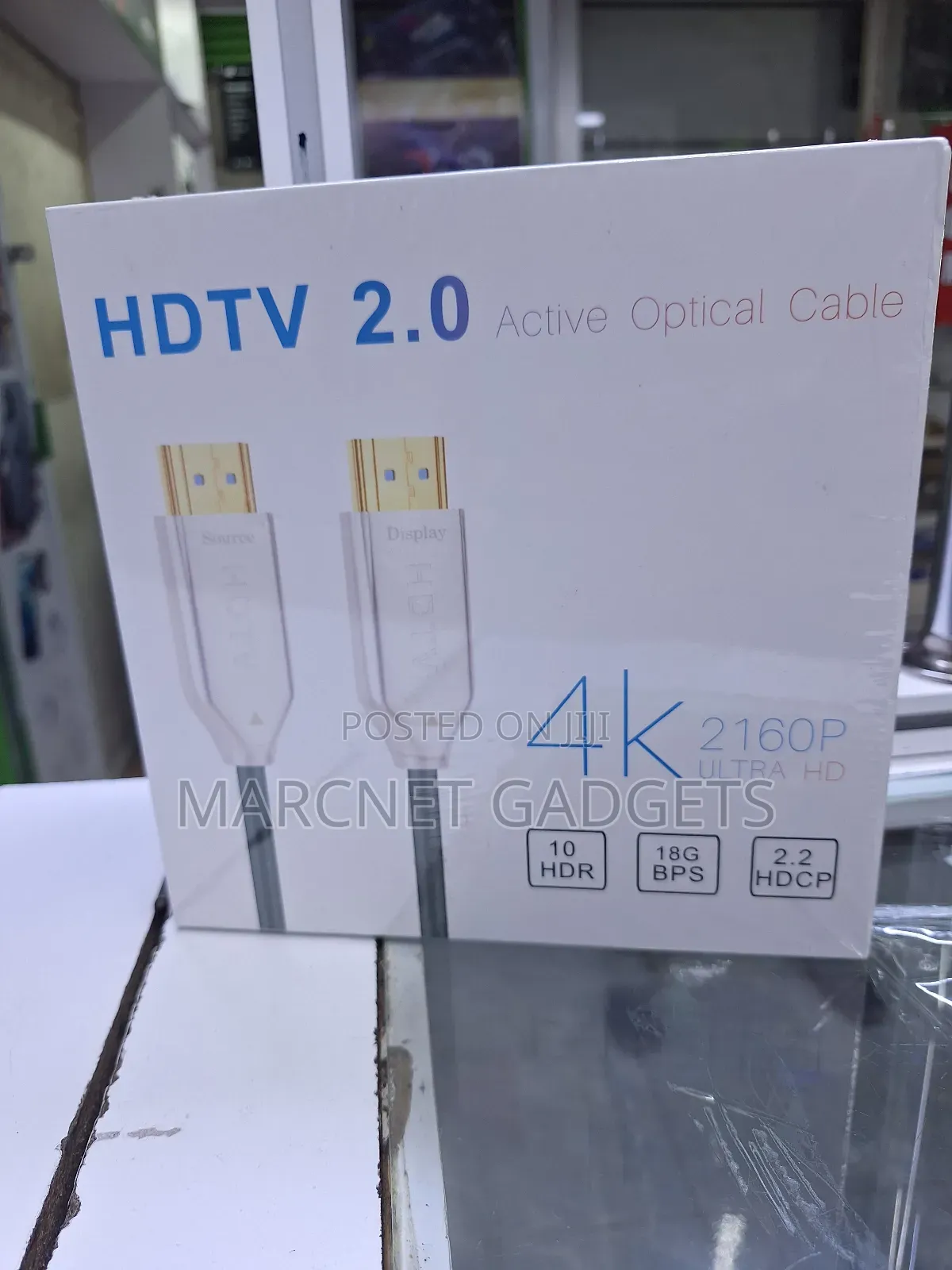50M 18GBPS Ultra HD Hdmi Cable 2.0 Active Fiber Optic
