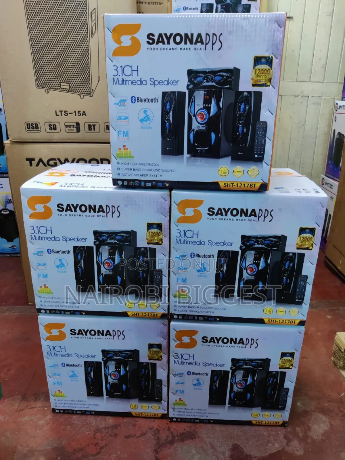 *Sayona Woofer 3.1 12000w SHT 1217