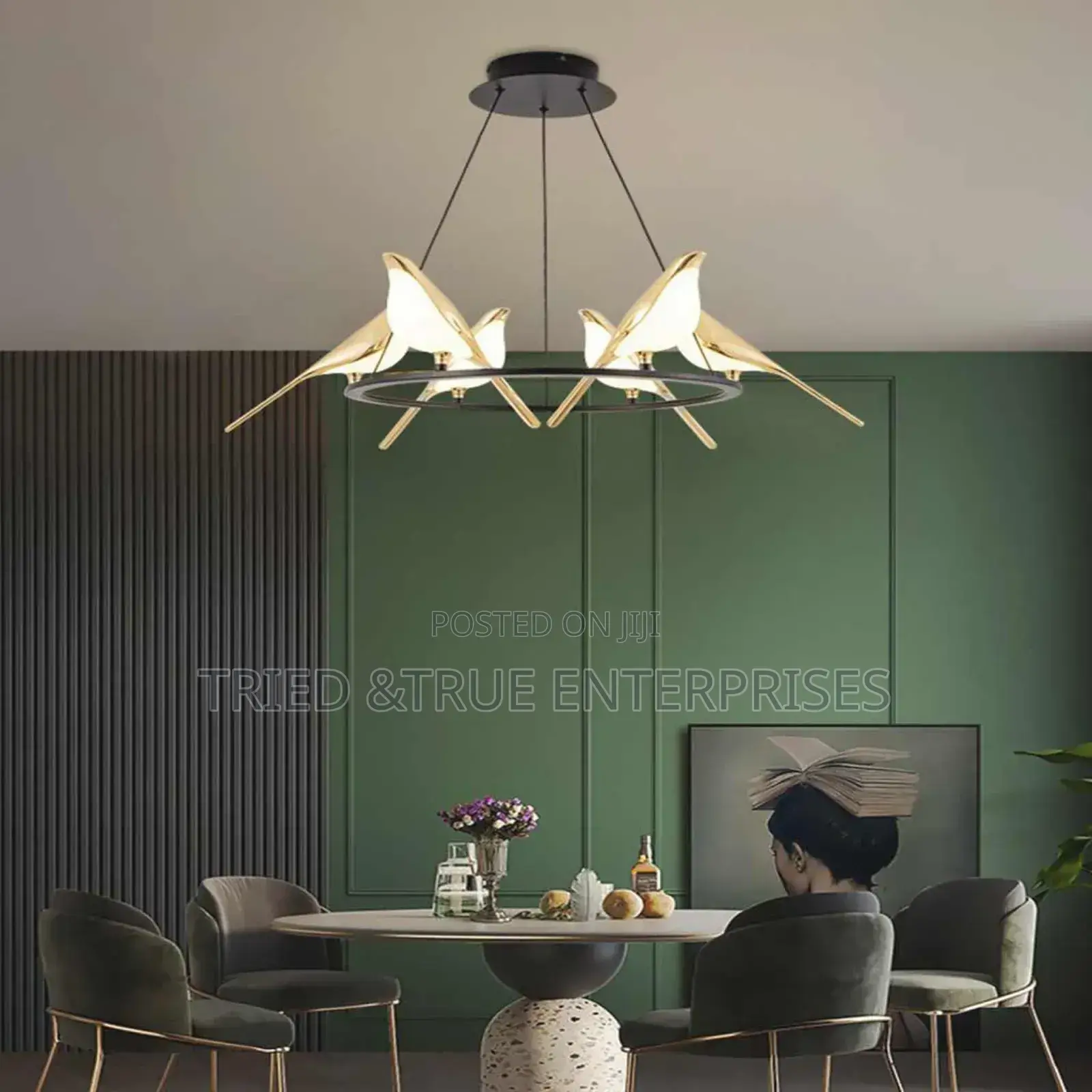 Dove Hanging Chandelier Light Warm Light Hg8j