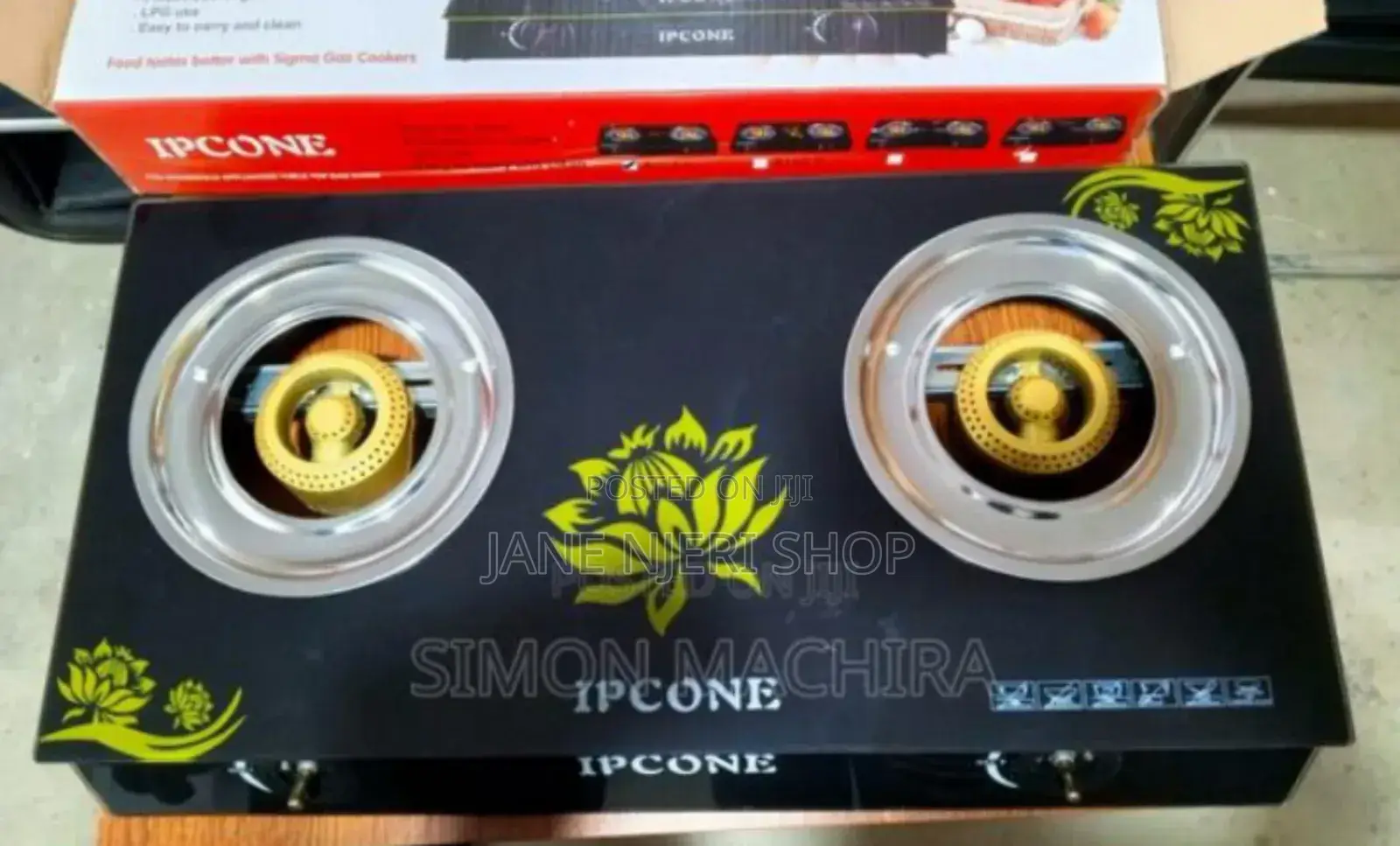 Ipcone 2 Burner Glass Cooker