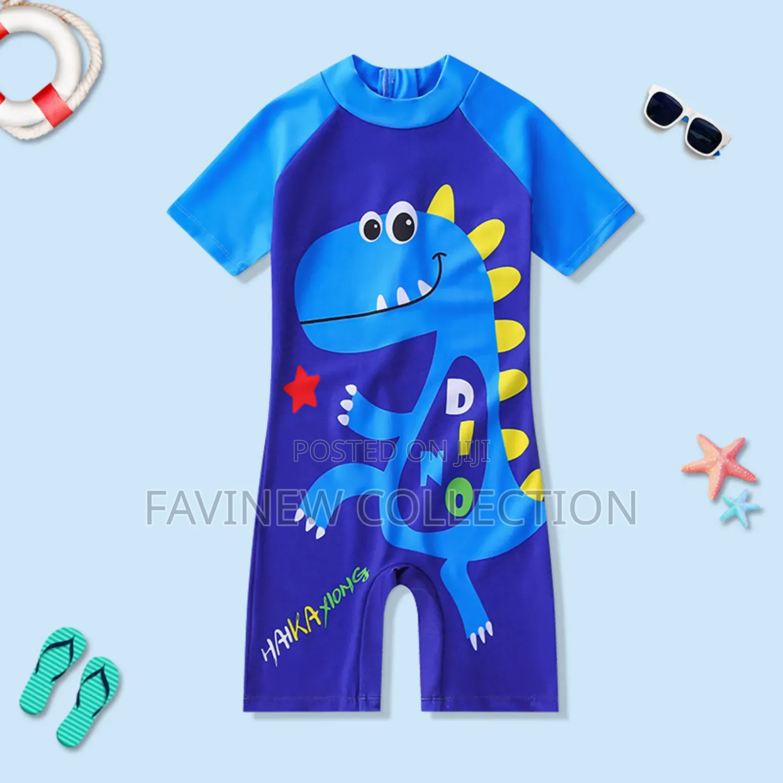 Kids Cartoon Themed Swimming Costume