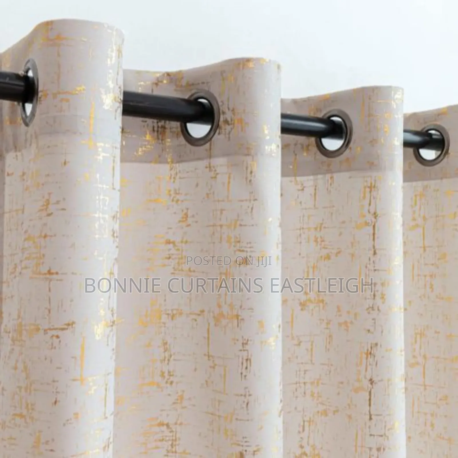 Cream Plain Curtains