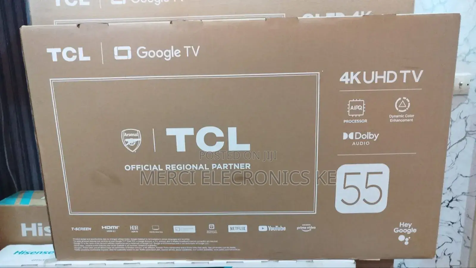TCL 55′′ V6b HDR Google Tv – 55v6b (New 2024 Model)