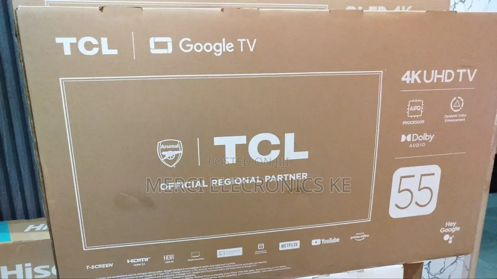 TCL 55′′ V6b HDR Google Tv – 55v6b (New 2024 Model)
