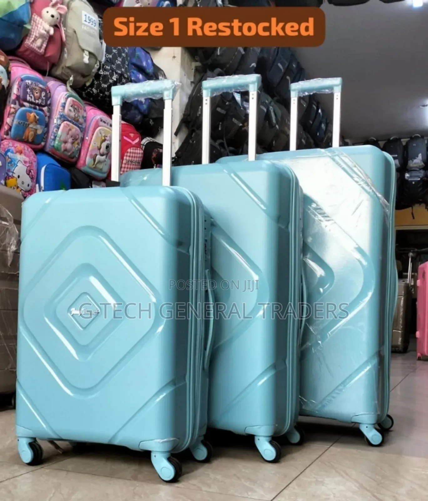 Fashionable Size1 Unbreakable 3in1 Rubber Suitcase