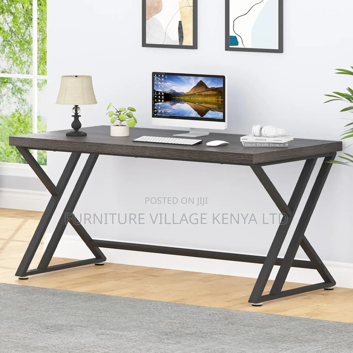 Office Desk: Modern Computer Desk With Storage