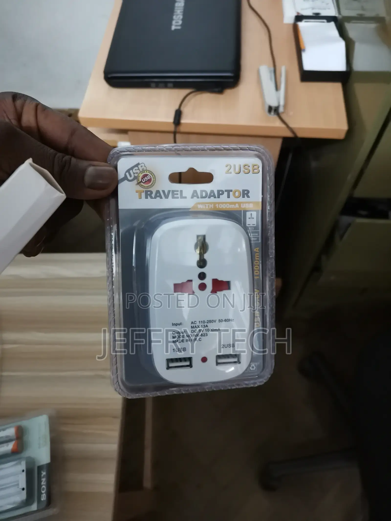 Travel Conversion Plug With Dual USB British Standard Conver