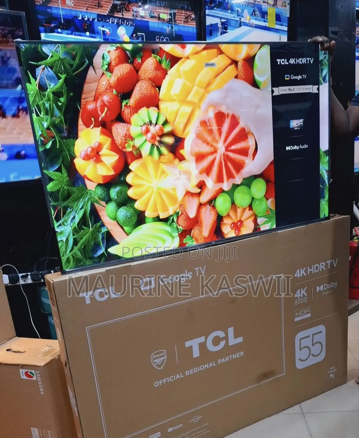 TCL 55 “ Smart Google Android Frameless Tv 55”P635