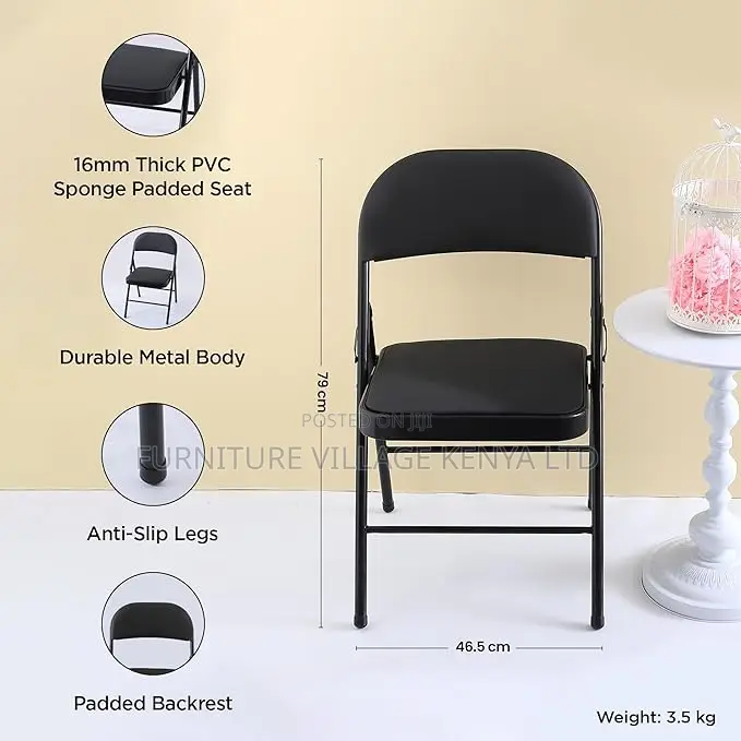 Office Chair: Retro Folding Office Chair