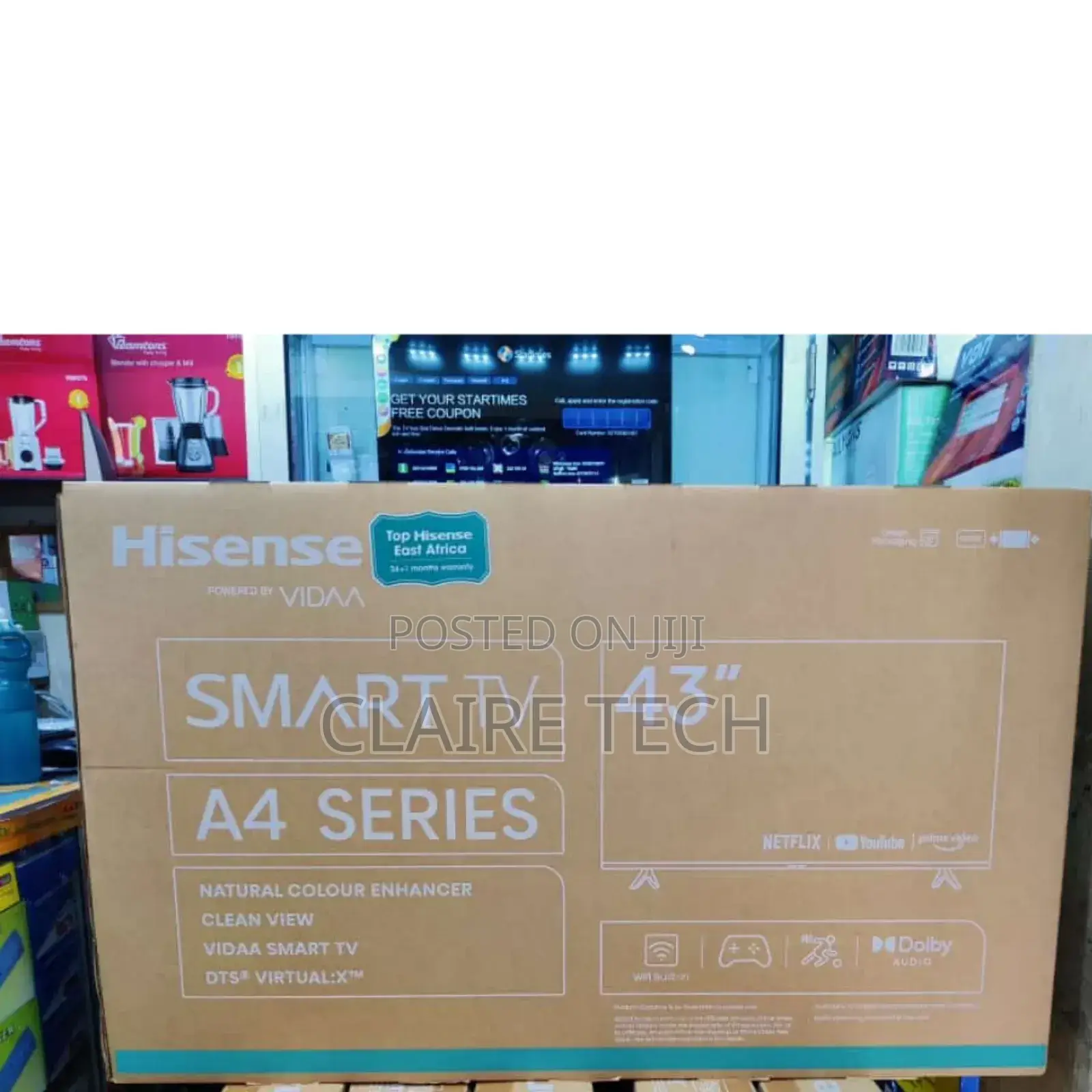 Hisense 43a4hken 43''a4 Series Inches Smart Uhd HDR Tv