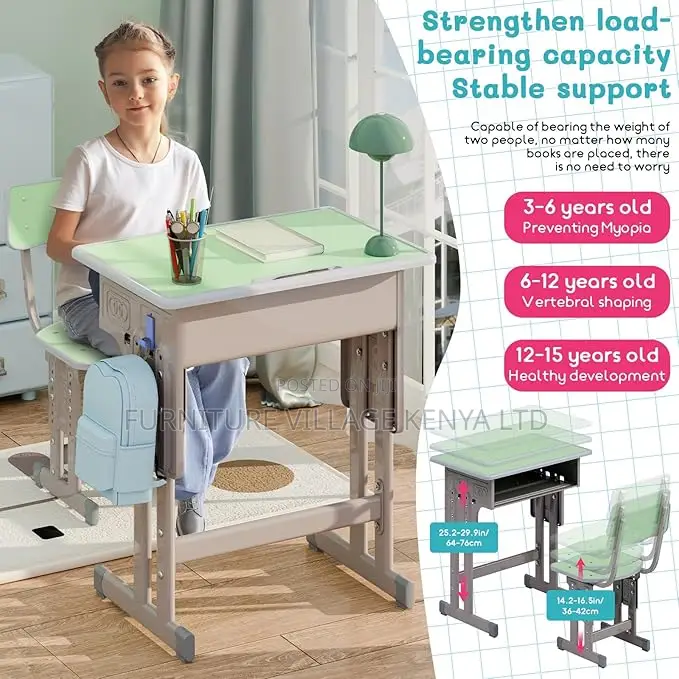 Office Chair: Primary Kids Chair and Desk